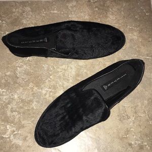 STEVEN BY STEVE MADDEN Black Calf Hair LANII ESPADRILLES